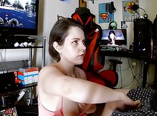 amatør, pikslikkeri, hardcore, spiller, par, webcam