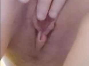 let me cum all over your face- pov facesitting squirting orgasms stubbly and freshly shaved cunt