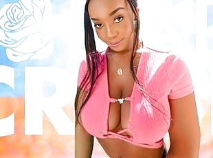 Innocent Busty Ebony Step Daughter Lily Starfire Doesn't Wear A Bra At Home To Seduce Her Stepdaddy