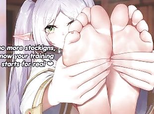 masturbation, fötter, juckande, anime, hentai, femdom, nylon