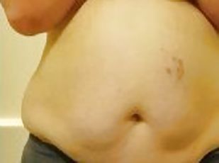 Fat bbw NEEDS to pee bad! Can't hold it and pees in pants. Watch ftm squirm needing to piss
