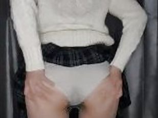 Beautiful brunette ass