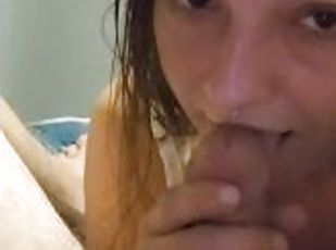 CREAMPIE for a Cutiepie After She Worships Cock. She Whimpers Like a Whore in Pronebone