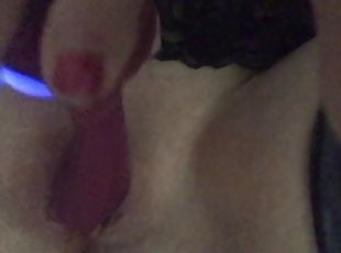 Playing with dildo again