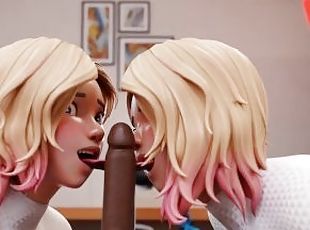 toplu-cinsel-ilişki, üç-kişilik-grup, animasyon, pornografik-içerikli-anime
