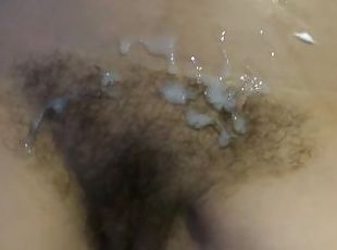 Great cumshots that my stepson's friends gave me, I love being bathed in milk