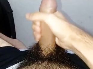 Litlle bear beating off his cock