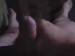 Slapping cock for mistress