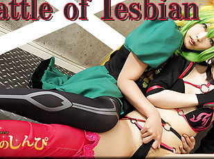 asiático, lesbiana, japonés, fetichista