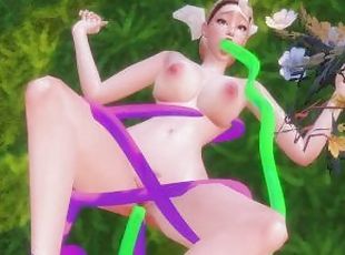 PERVERTED FAIRY IS REPAIRED AND HUMILATION BY LUSTFUL TENTACLES (HARDCORE COMPILATION)