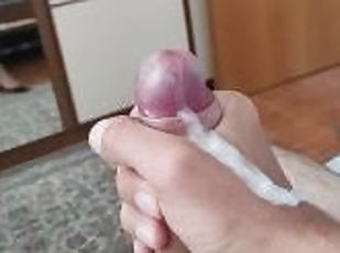 masturbare-masturbation, orgasm, amatori, jet-de-sperma, laba, sperma, solo