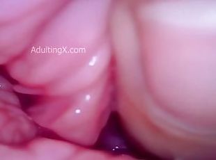 Camera in Vagina, Fingering, Cervix POV