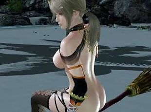 Dead or Alive Xtreme Venus Vacation Amy Arachne Mirage Halloween Outfit Nude Mod Fanservice Apprecia