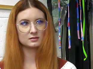Violet Spice enjoys while being penetrated in the office