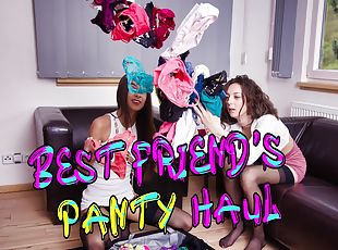 Best friends panty haul starring Isabella Della and Vanessa Allesial