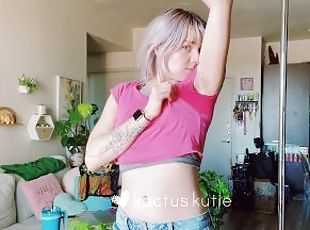 showing you my sweaty shirt after my walk (FULL VIDEO)
