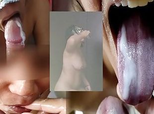 fellation, ejaculation-sur-le-corps, compilation, hirondelle, brésil, point-de-vue, ejaculation