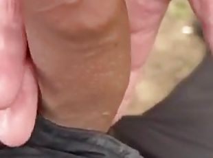 Married men cheating on their wives in the park. He couldnt resist my cock